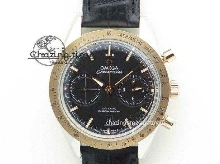 0210 Speedmaster ’57 Co-Axial OMF 1:1 Best Edition Blue Dial White Markers On SS Bracelet A Sustainable 8145